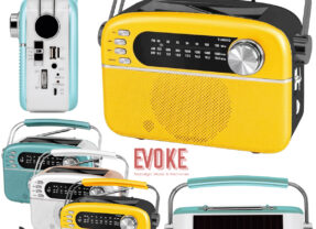 iGear Evoke Rádio MP3 com Design Vintage