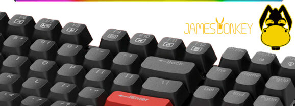Teclado Mecânico JamesDonkey RS4 em promoção de pré-venda