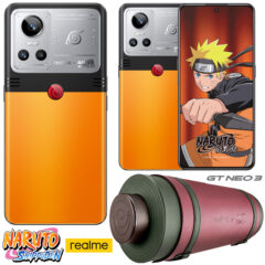 Smartphone Realme GT Neo3 edição Naruto Shippuden