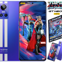 Smartphone Realme GT Neo3 edição Thor: Amor e Trovão