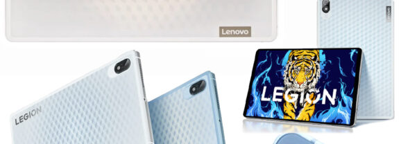 Tablet Lenovo Legion Y700 Ultimate Edition com painel traseiro indutivo que muda de cor