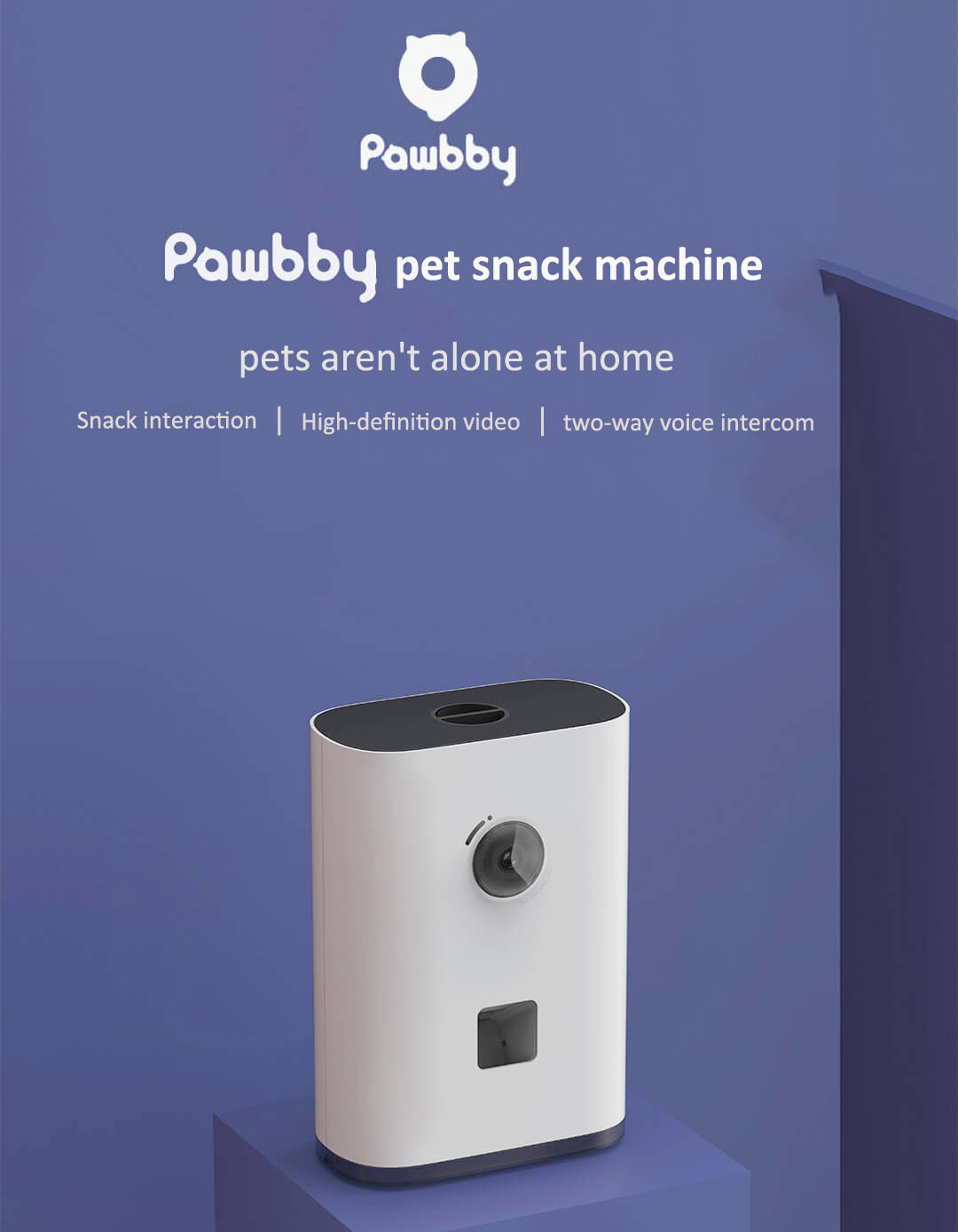 Pawbby Smart Pet Snack Machine com câmera de vídeo e arremessador de guloseimas (Xiaomi) miniatura