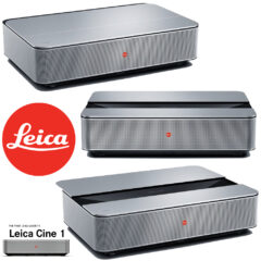 Projetor laser Leica Cine 1 Laser TV com qualidade 4K e som Dolby Atmos