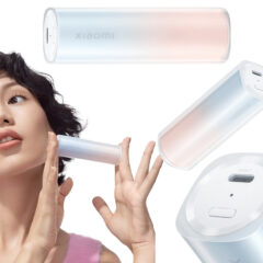 Novo Xiaomi Power Bank 5000mAh Lipstick desenhado para mulheres