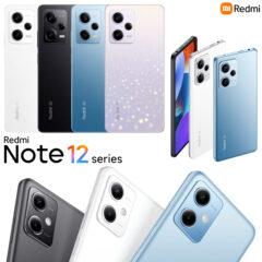 Smartphones Redmi Note 12 Series com 4 modelos e câmera de até 200MP