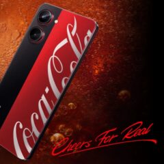 Sinta o sabor do celular da Coca-Cola e Realme