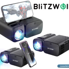 Projetor BlitzWolf BW-V3 Mini LED com configuração simples e preço bem baratinho