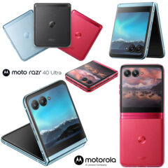 Novo smartphone Motorola Moto Razr 40 Ultra com tela dobrável