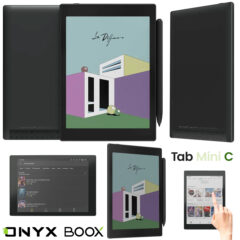 Leitor Onyx Boox Tab Mini C eReader com tela E Ink colorida e Android 11