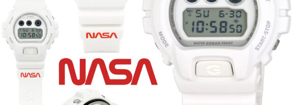 Relógio Casio G-Shock DW6900 NASA com design clássico, atemporal e arredondado