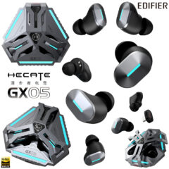 Fones Edifier HECATE GX05 Gaming com conexão dupla e design diferente