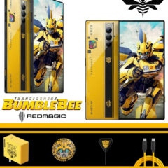 Smartphone Red Magic 8S Pro+ edição especial Bumblebee Transformers