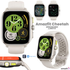 Smartwatch Amazfit Cheetah Square especial para corridas e com tela quadrada