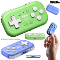 Mini controlador de games 8BitDo Micro Bluetooth Gamepad