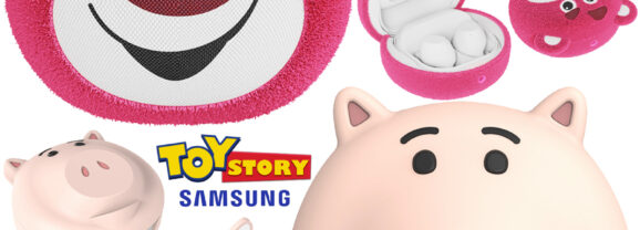 Estojos Samsung Toy Story Galaxy Buds FE: Lotso e Porquinho Hamm