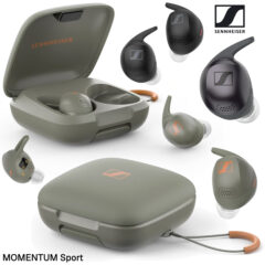 Fones Sennheiser Momentum Sport com sensores de frequência cardíaca e temperatura corporal