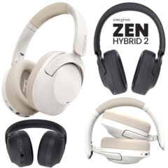 Fones ZEN Hybrid 2 Over Ear com a tradicional marca da Creative