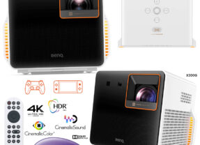 Projetor BenQ X300G 4K para jogar videogames na tela gigante