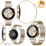 Smartwatch Huawei Watch GT 4 Gold Milanese versão especial dourado ouro