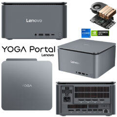 Computador Lenovo Yoga Portal Mini-PC com configuração avançada para tarefas de IA