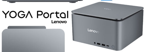 Computador Lenovo Yoga Portal Mini-PC com configuração avançada para tarefas de IA