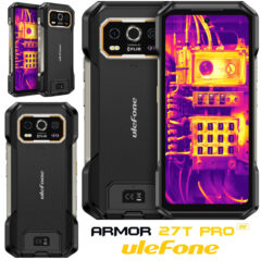 Smartphone Ulefone Armor 27T Pro Rugged com câmera térmica e visão noturna