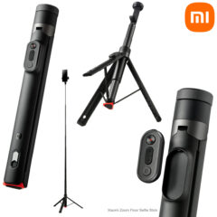 Xiaomi Zoom Floor Selfie Stick com tripé integrado e controle remoto Bluetooth