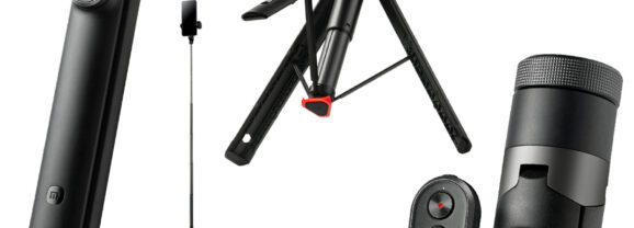 Xiaomi Zoom Floor Selfie Stick com tripé integrado e controle remoto Bluetooth