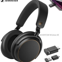 Fones Sennheiser Accentum Wireless SE com dongle Bluetooth