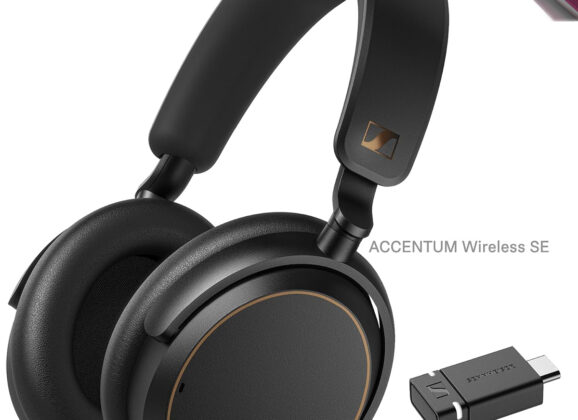 Fones Sennheiser Accentum Wireless SE com dongle Bluetooth