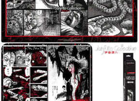 Mousepads Junji Ito Tomie e Honored Ancestor com cenas assustadoras