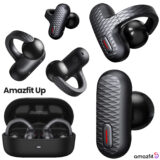 Fones Amazfit Up Open-Ear Earbuds compatíveis com os smartwatches