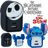 Carregadores USB Disney: Jack Skellington e Stitch