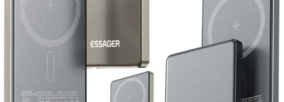 Power Bank Magnético Essager 5000mAh super fino e compacto