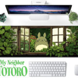 Mousepad Meu Amigo Totoro de Hayao Miyazaki com tamanho gigante para videogames