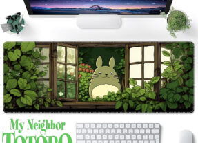 Mousepad Meu Amigo Totoro de Hayao Miyazaki com tamanho gigante para videogames