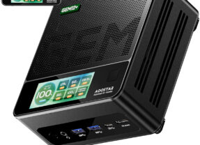 Mini-PC Aoostar GEM12+ Pro ultra‑compacto com display personalizável
