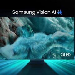 TVs Vision AI QLED 4K da Samsung contam com recursos feitos para gamers
