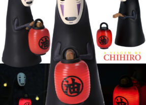 Luz noturna Hayao Miyazaki: Kaonashi (Sem Rosto) do filme A Viagem de Chihiro