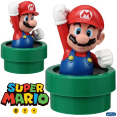 Caixa de som Super Mario Bluetooth dentro de um cano verde