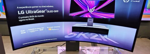 LG lança no Brasil os monitores UltraGear GX9 OLED 5K2K e Smart Swing 4K