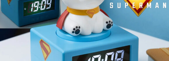 Despertador Supercão Krypto Icon Alarm Clock do filme Superman (2025)