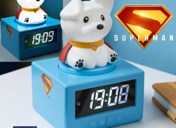Despertador Supercão Krypto Icon Alarm Clock do filme Superman (2025)