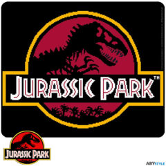 Mousepad Jurassic Park 8-bit Pixel Logo