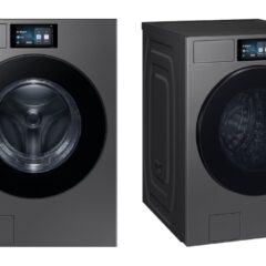 Lavadora Bespoke AI Laundry WF90F conta com tela de 7 polegadas e recursos de IA