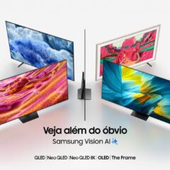 Samsung faz evento para mostrar suas TVs com IA em Manaus