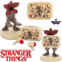 Stranger Things Buds Pro Bundle com fones de ouvido e suporte Demogorgon