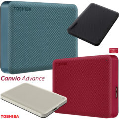 HD Externo Toshiba Canvio Advance com 4 cores e até 4TB de capacidade