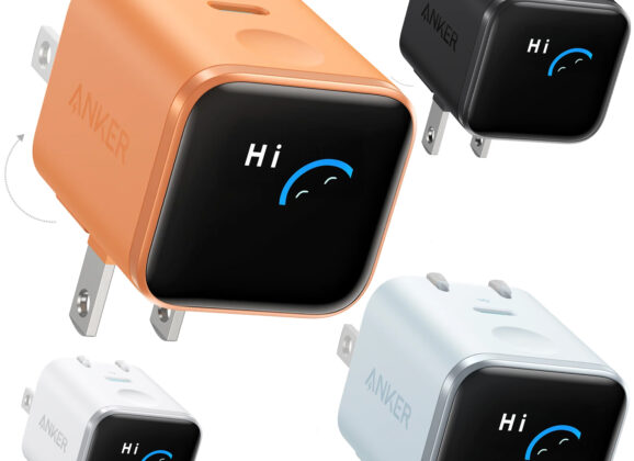 Carregador de parede Anker Nano Charger com tela inteligente (45W – 180°)