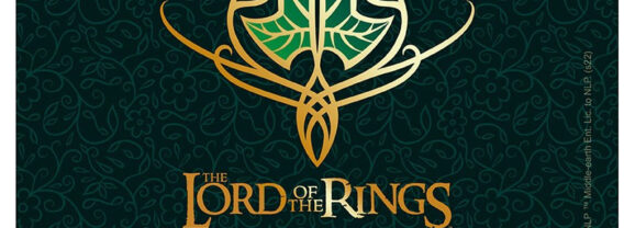 Mousepad Élfico com a Folha de Lórien de O Senhor dos Anéis